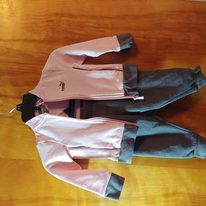 Little girls puma warmups size 18 mos